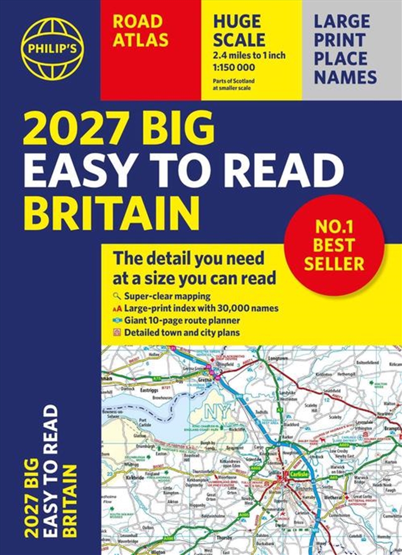 Philip's Big Easy To Read Britain Road Atlas/Product Detail/Travel & Holidays