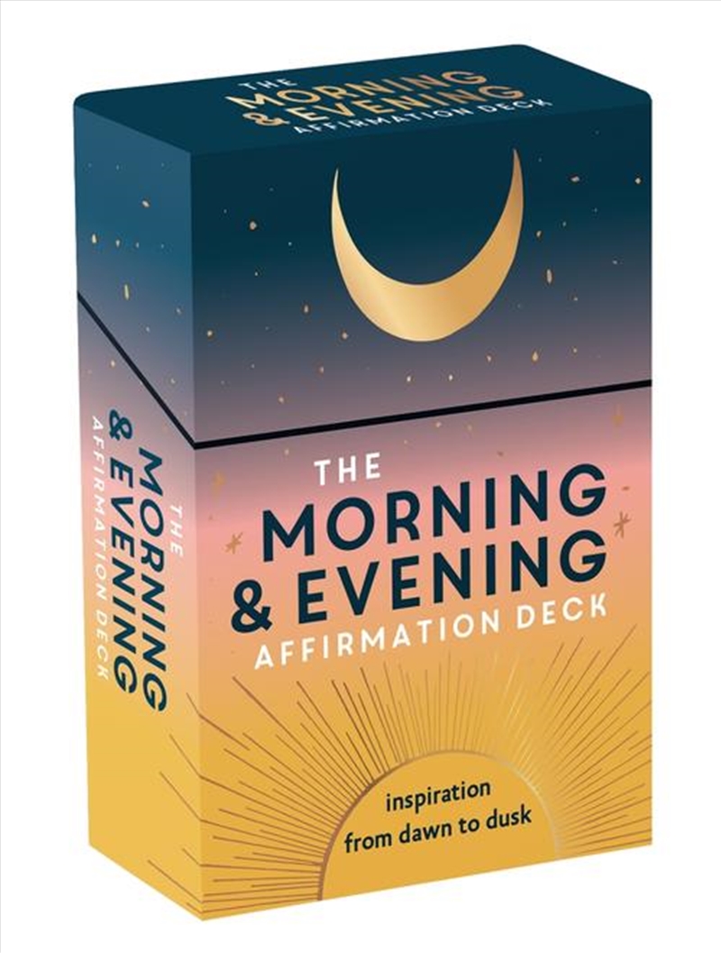 The Morning & Evening Affirmation Deck/Product Detail/Self Help & Personal Development
