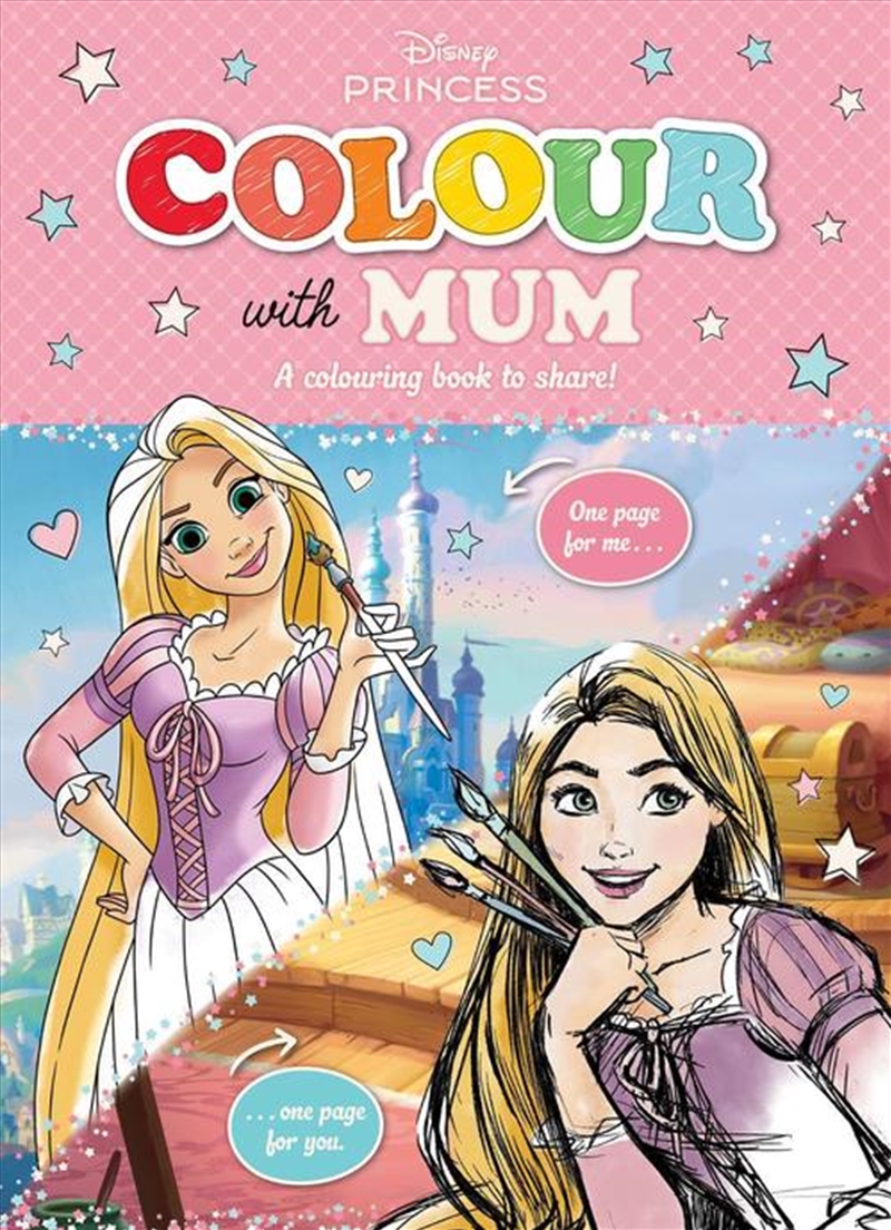 Disney Princess: Colour with Mum/Product Detail/Kids Activity Books