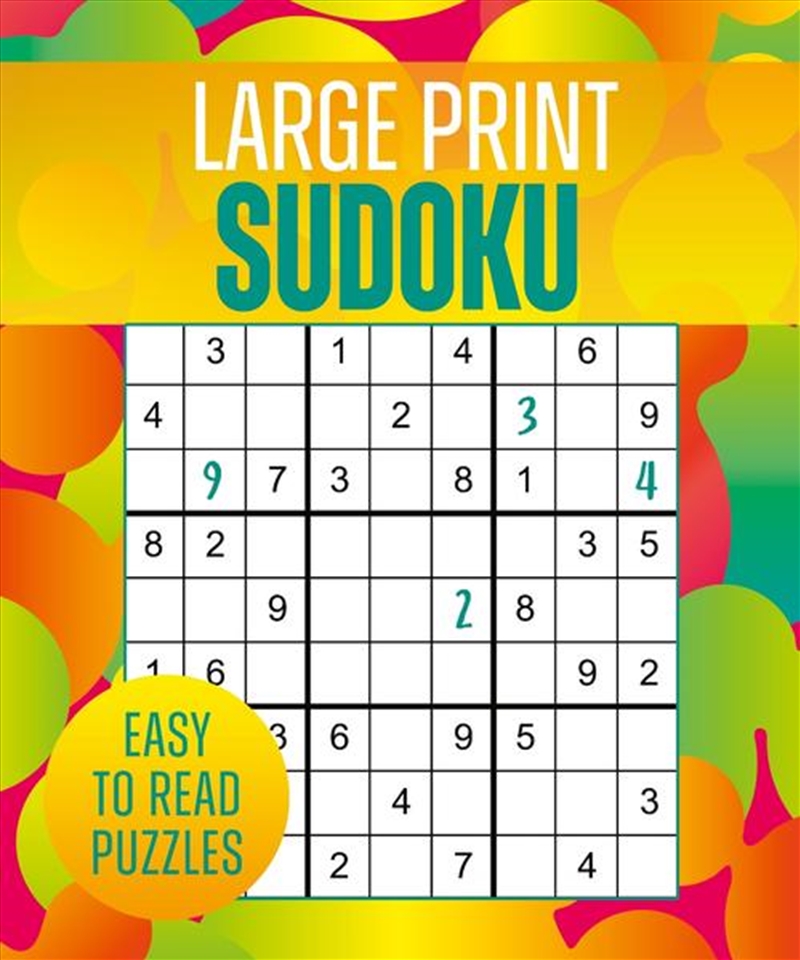 Large Print Sudoku (Orange)/Product Detail/Adults Activity Books