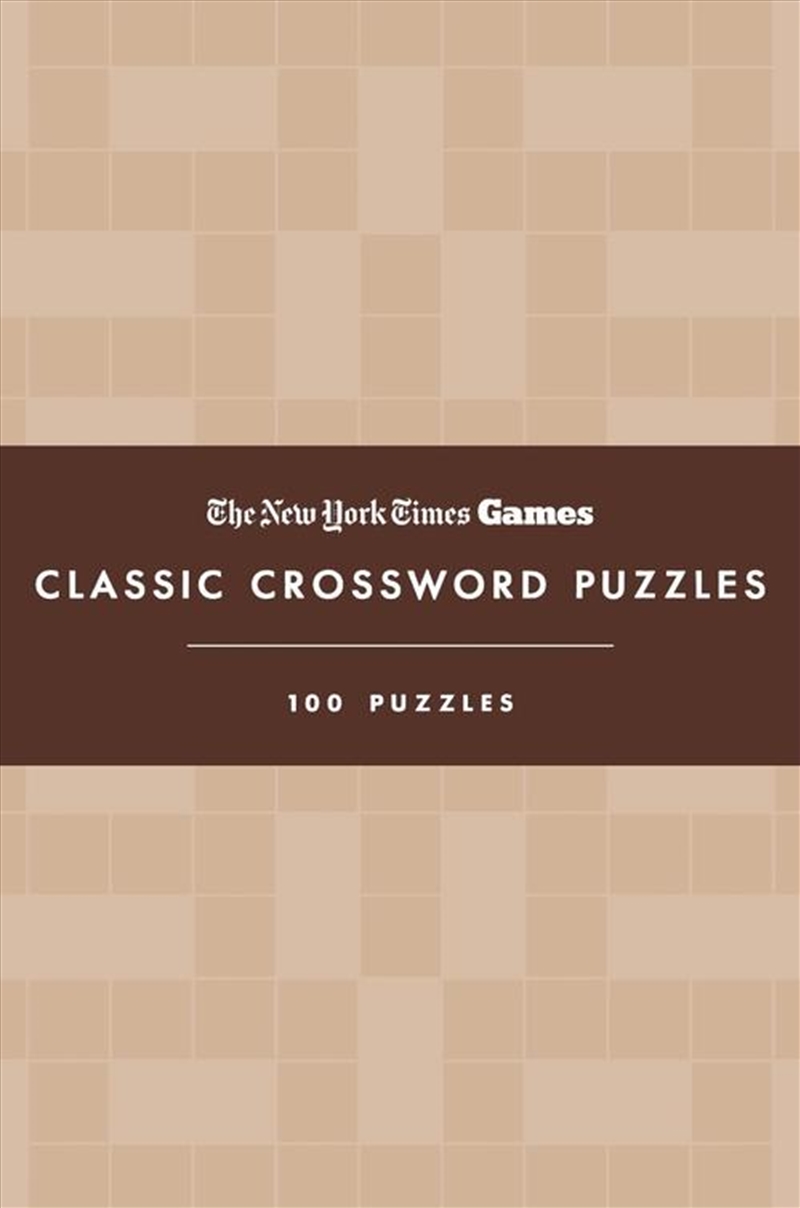 New York Times Games Classic Crossword Puzzles (Coffee and Cream)/Product Detail/Adults Activity Books