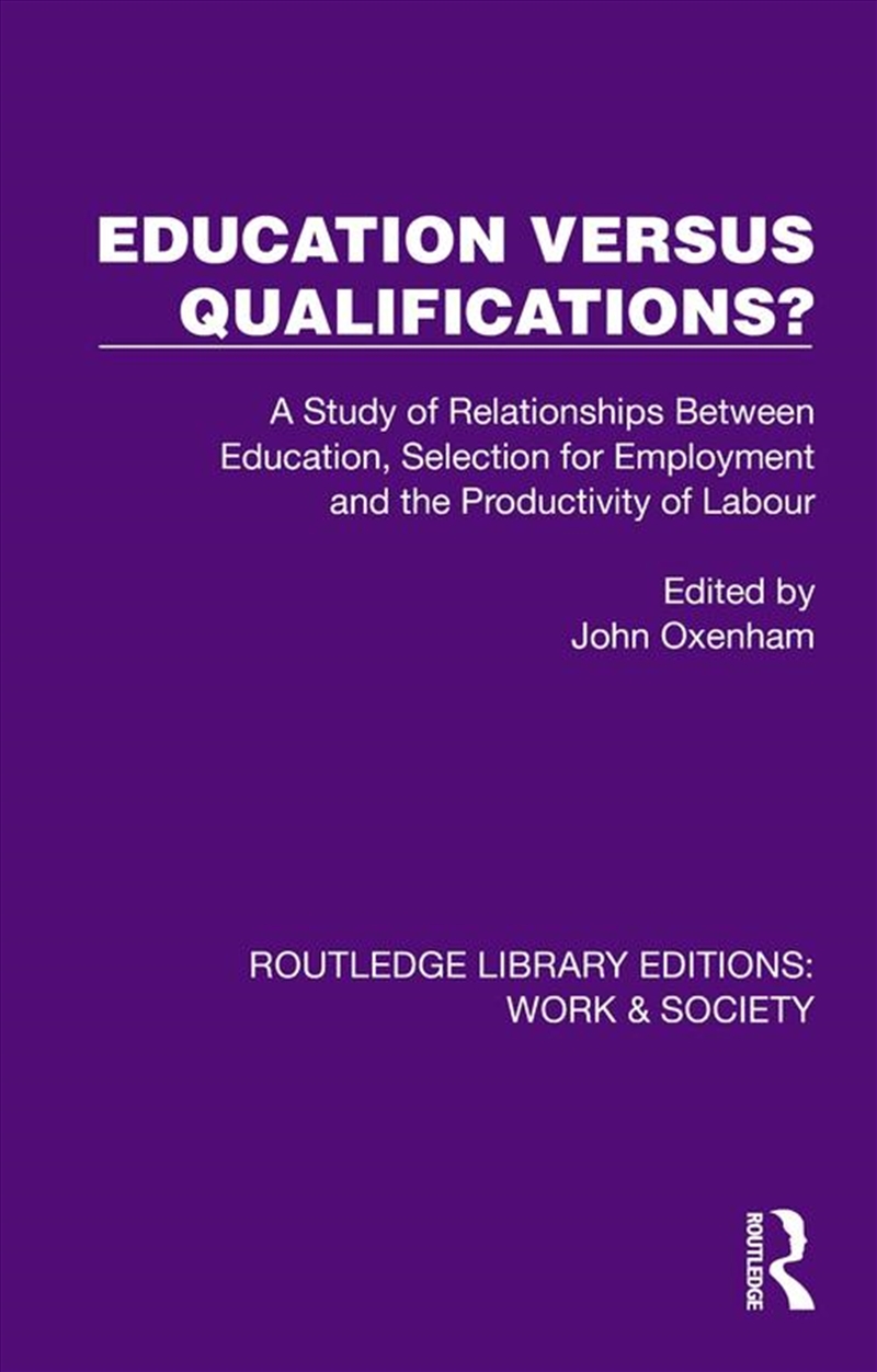 Education Versus Qualifications?/Product Detail/Teaching