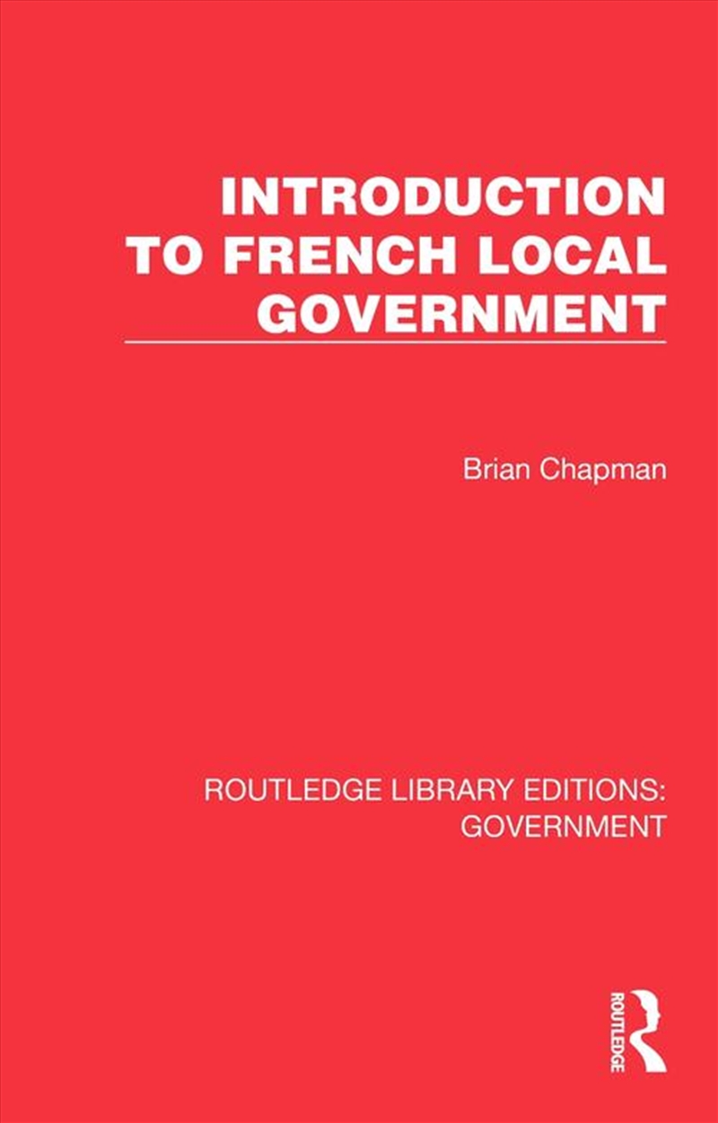 Introduction to French Local Government/Product Detail/Politics & Government