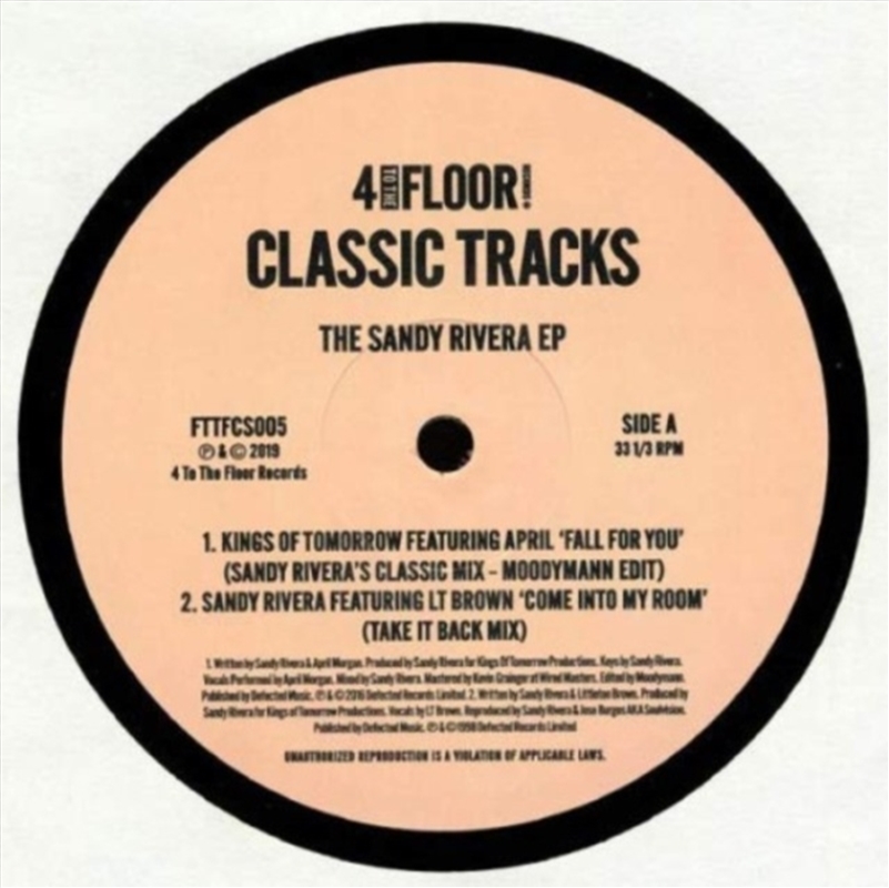 The Sandy Rivera Ep: Moodymann Edit/Product Detail/Dance