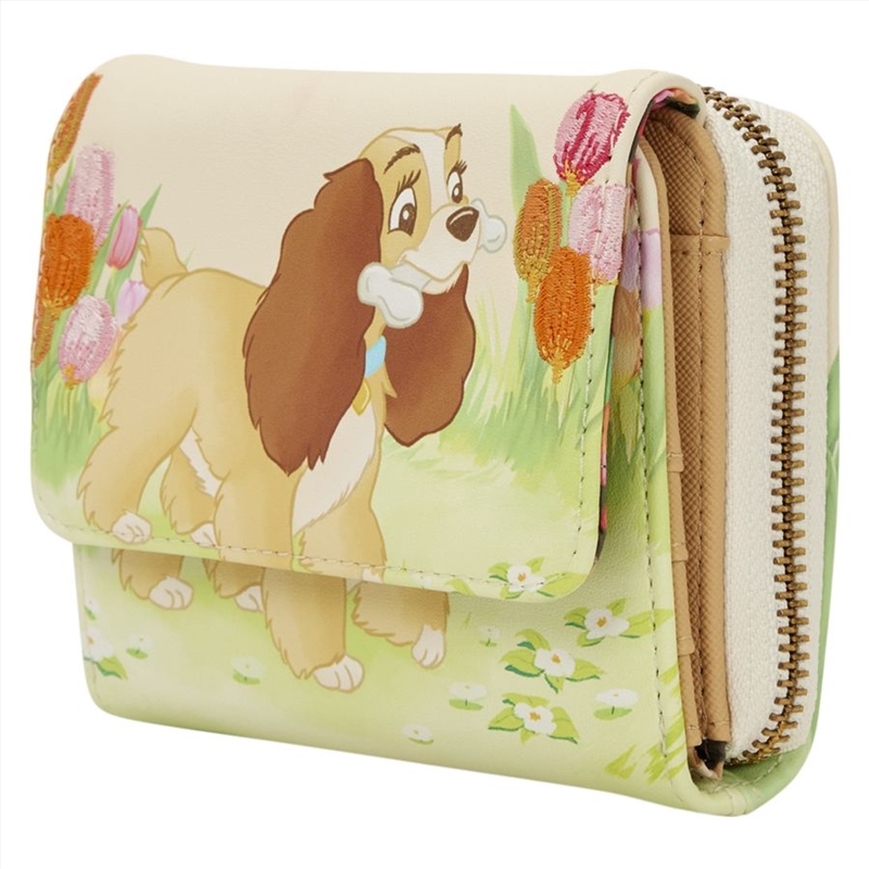 Loungefly Lady and the Tramp - Pastel Tulip Bifold Wallet/Product Detail/Wallets