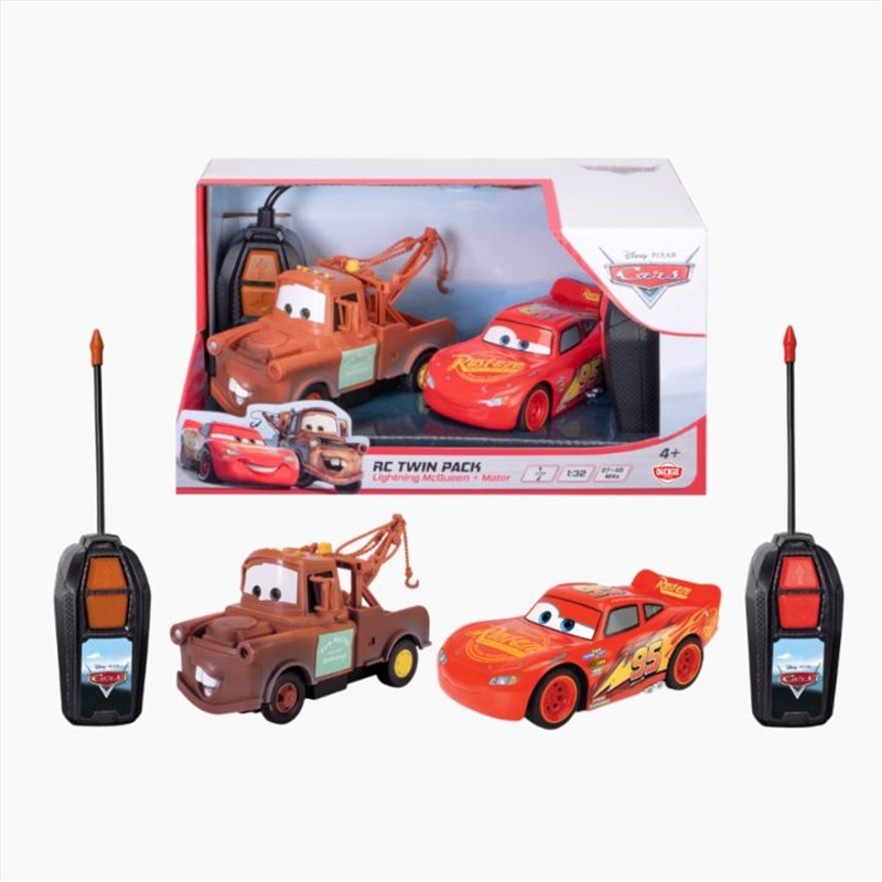 Cars - Lightning McQueen & Mater 1:32 Scale Remote Control Car 2-Pack/Product Detail/Toys