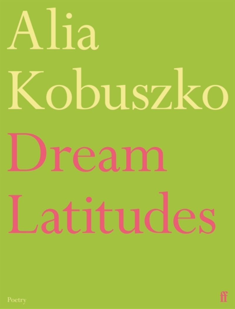 Dream Latitudes/Product Detail/Poetry