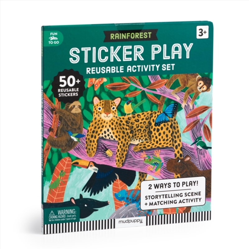 Rainforest Sticker Play Reusable Activity Set/Product Detail/Kids Activity Books