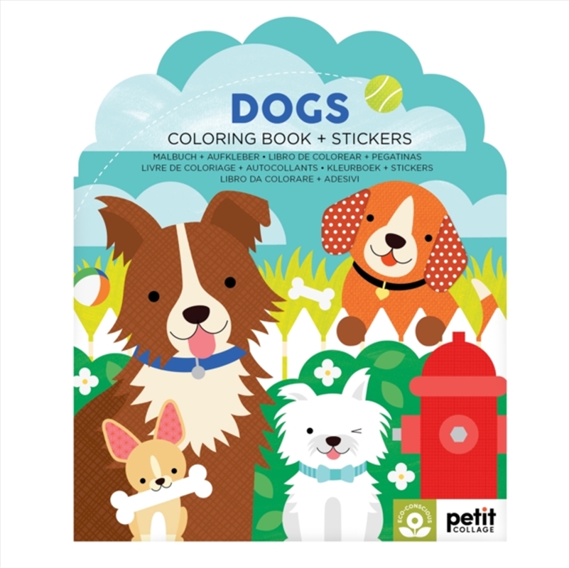 Dogs Coloring Book + Stickers/Product Detail/Kids Activity Books