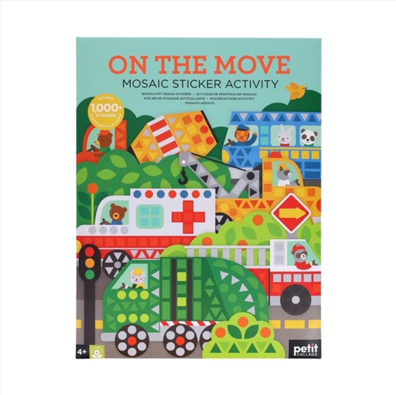 Mosaic Sticker Activity: On the Move/Product Detail/Kids Activity Books