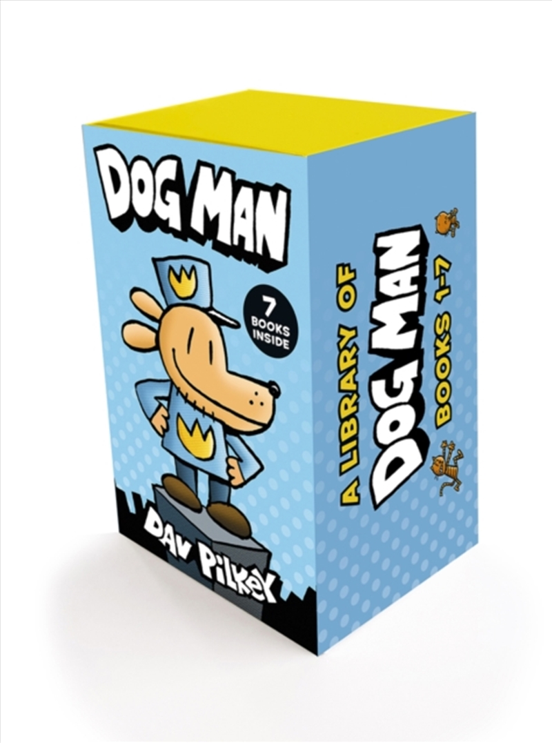 A Library of Dog Man (books 1-7)/Product Detail/Childrens Fiction Books