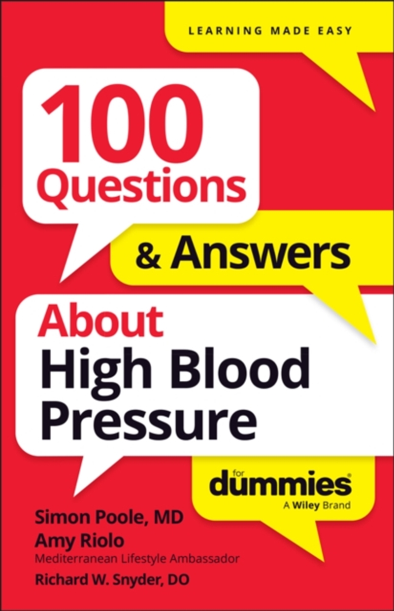 100 Questions & Answers About High Blood Pressure For Dummies/Product Detail/Fitness, Diet & Weightloss