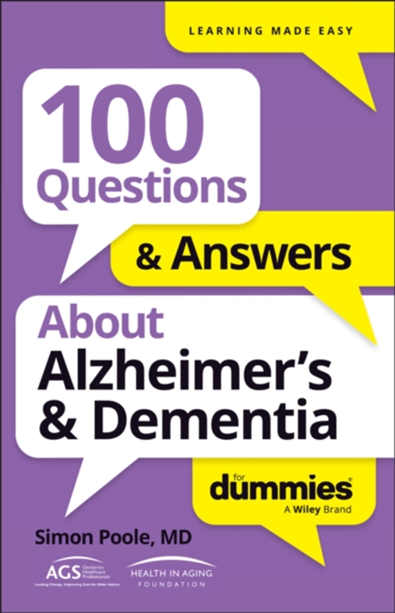 100 Questions & Answers About Alzheimer's & Dementia For Dummies/Product Detail/Fitness, Diet & Weightloss