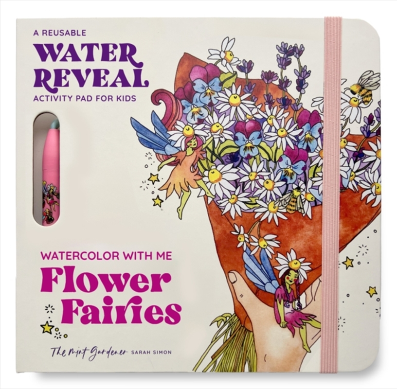 Watercolor With Me: Flower Fairies : A Reusable Water Reveal Coloring Book for Kids Featuring Flower/Product Detail/Kids Activity Books