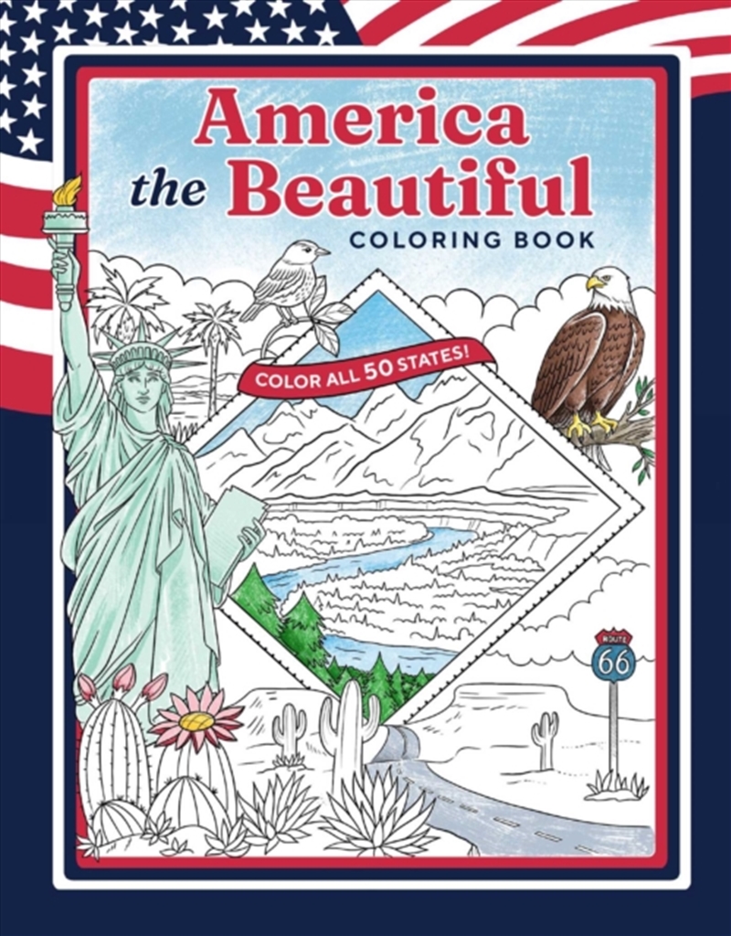 America the Beautiful Coloring Book : Color All 50 States!/Product Detail/Adults Colouring