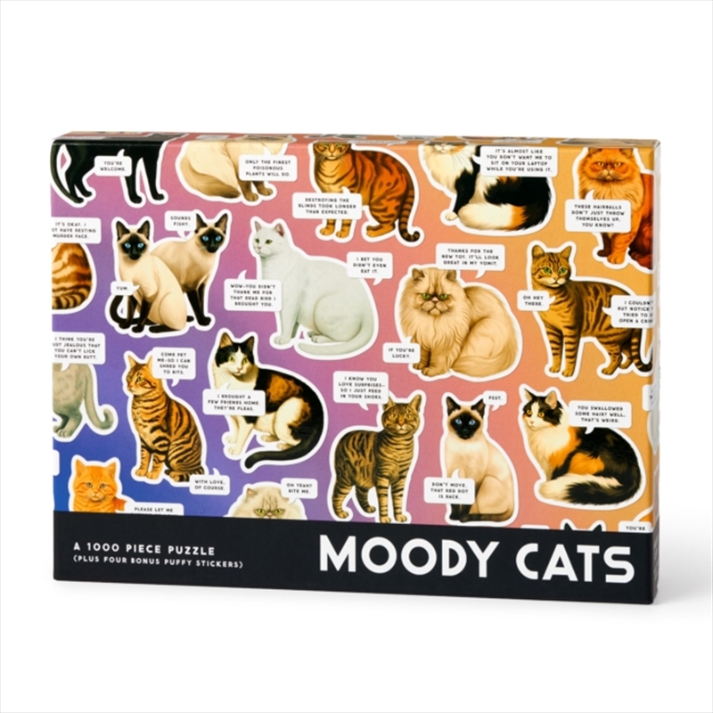 Moody Cats 1000 Piece Puzzle/Product Detail/Jigsaw Puzzles