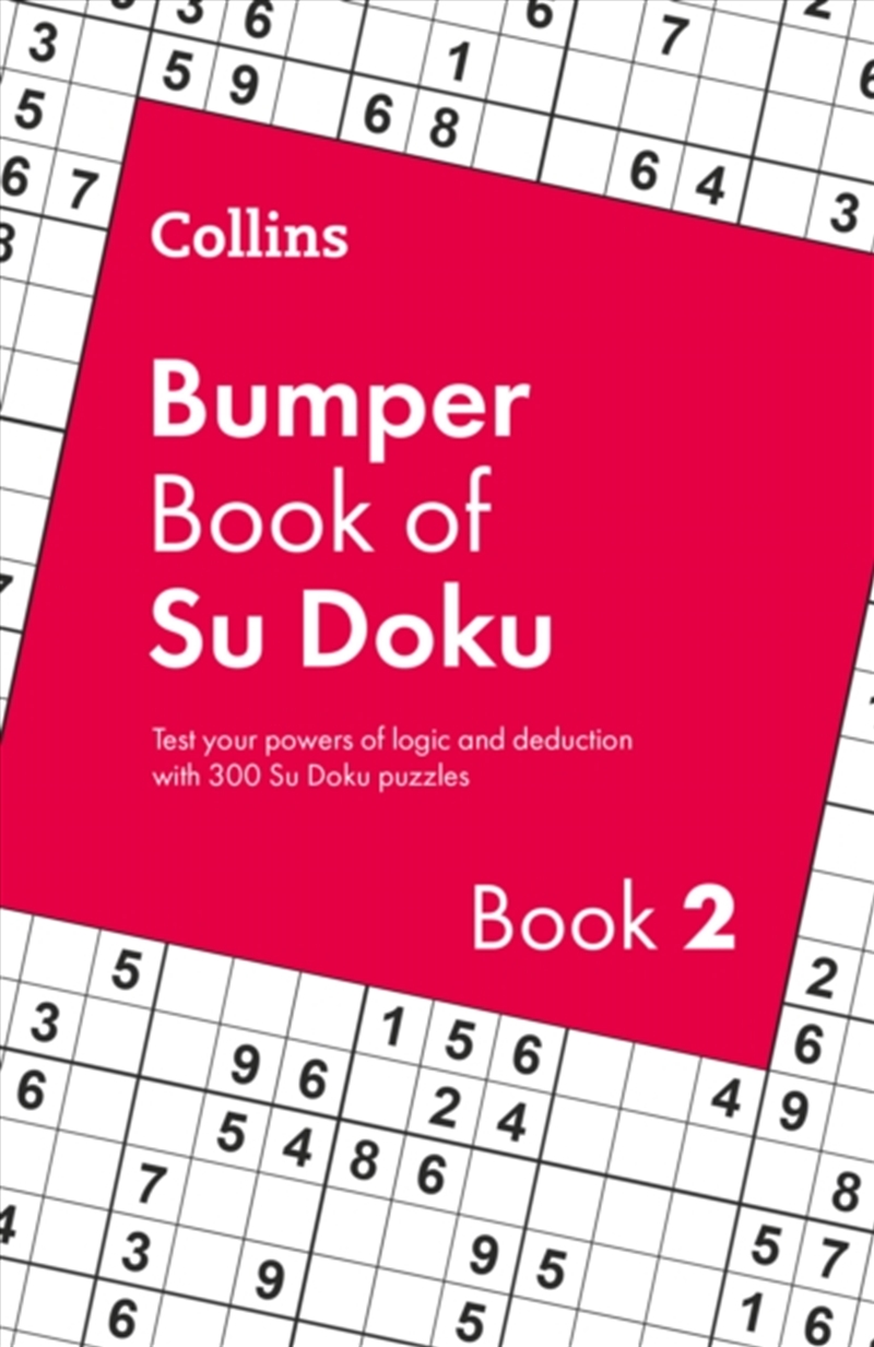Collins Bumper Book of Su Doku book 2 : 300 Su Doku Puzzles/Product Detail/Adults Activity Books