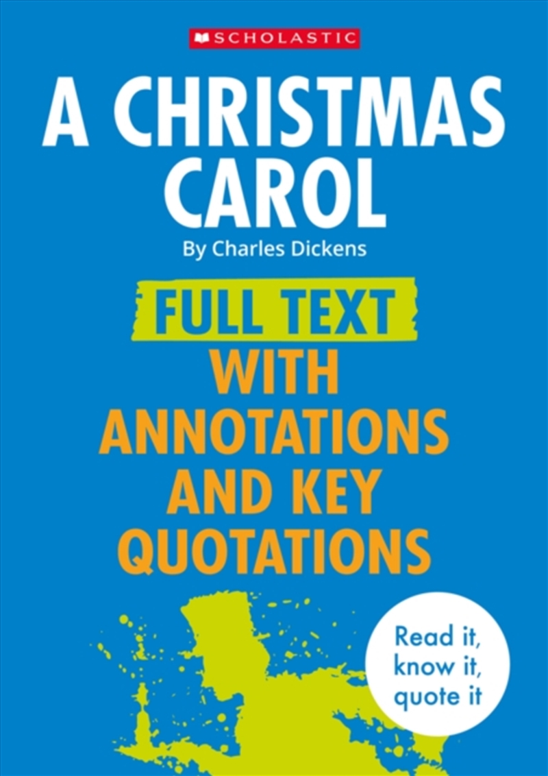 Christmas Carol Annotations &/Product Detail/Childrens Fiction Books