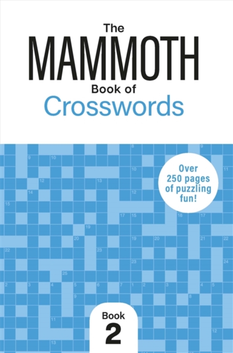 Mammoth Book Of Crosswords 2/Product Detail/Adults Activity Books