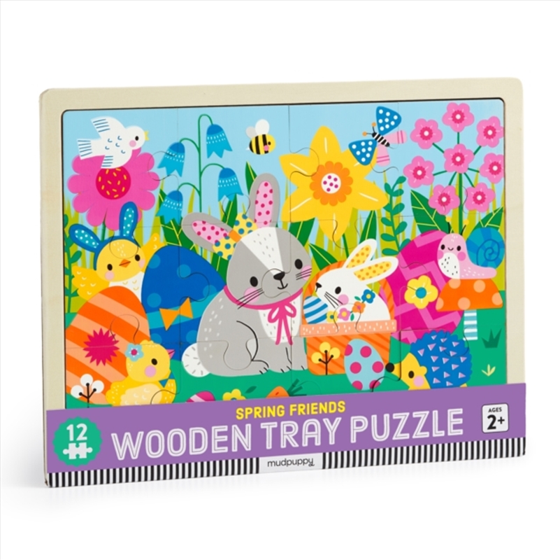 Spring Friends 12 Piece Wooden/Product Detail/Jigsaw Puzzles