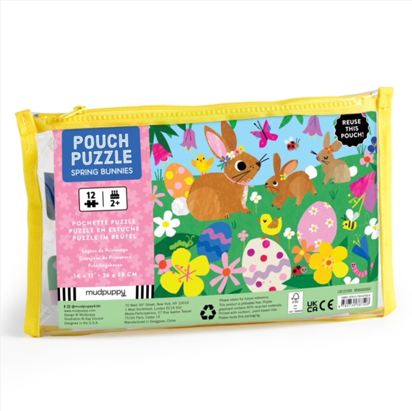 Spring Bunnies 12 Piece Pouch/Product Detail/Jigsaw Puzzles