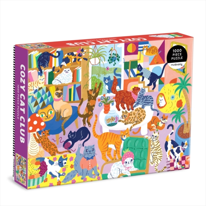 Cozy Cat Club 1000 Piece Famil/Product Detail/Jigsaw Puzzles