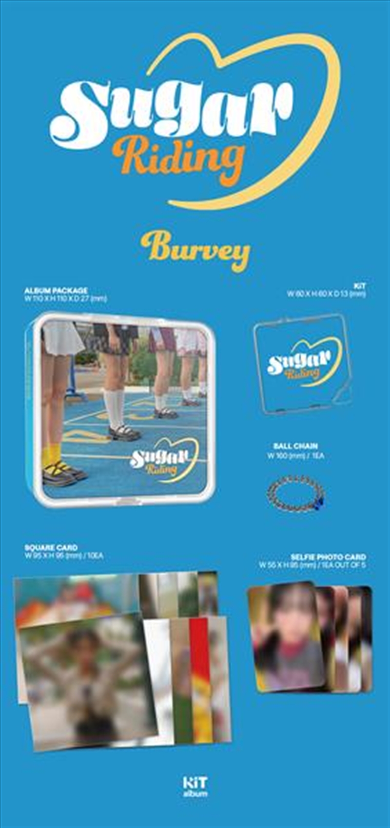 Burvey2nd Single [Sugar Riding] [Kit Ver.]/Product Detail/World