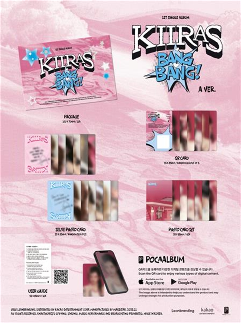Kiiras1st Single Album [Bang Bang!] (A Ver.) (Poca)/Product Detail/World