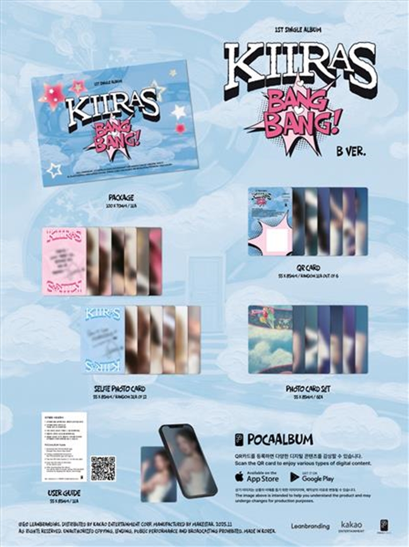 Kiiras1st Single Album [Bang Bang!] (B Ver.) (Poca)/Product Detail/World