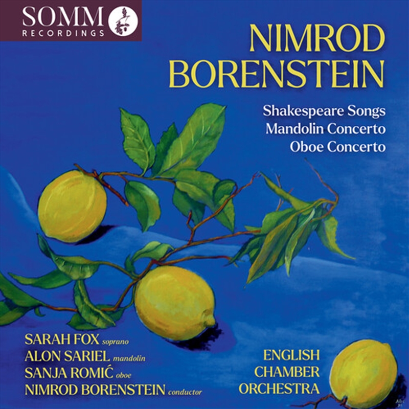 Nimrod Borenstein: Con For Mandolin & Orch/Product Detail/Classical