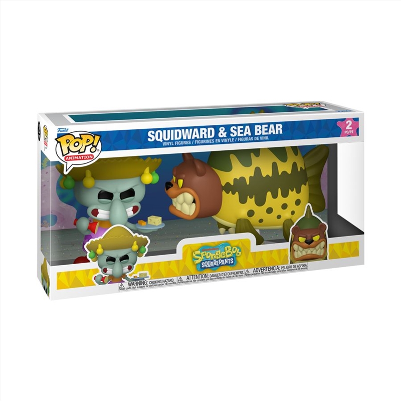Spongebob - Squidward & Sea Bear Pop! 2PK/Product Detail/Standard Pop Vinyl