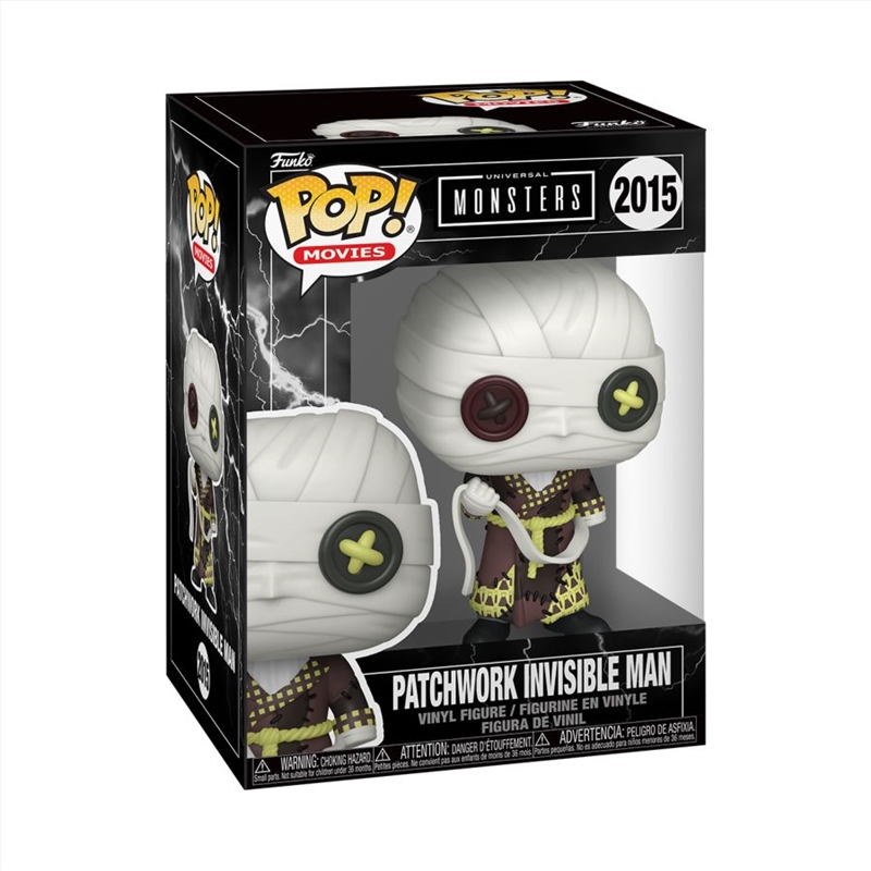 Universal Monsters - Invisible Man Patchwork Pop! Vinyl/Product Detail/Standard Pop Vinyl