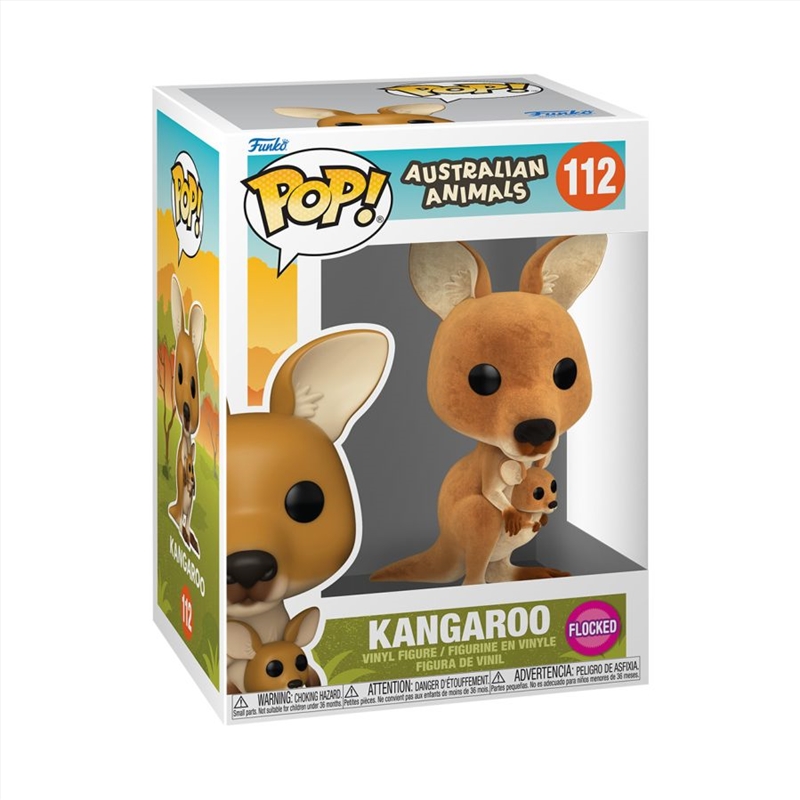 Australian Animals - Kangaroo Flocked Pop! Vinyl/Product Detail/Standard Pop Vinyl