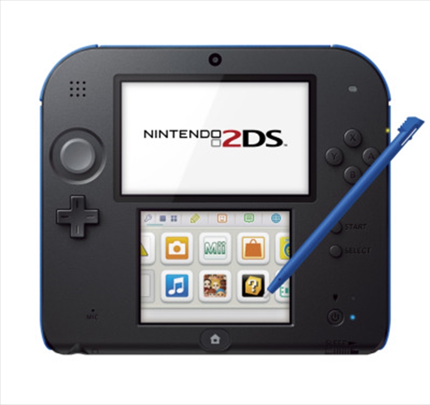 Nintendo 2DS Console Black Blue/Product Detail/Consoles & Accessories
