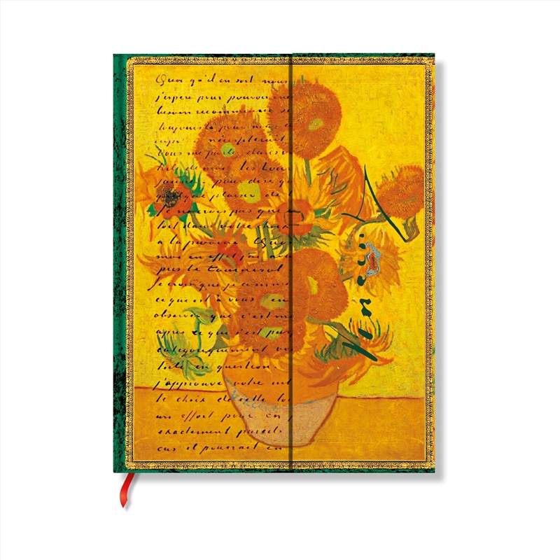 Van Gogh Sunflowers (Embellished Manuscripts Collection) Ultra Lined Hardcover Journal (Elastic Band/Product Detail/Notebooks & Journals