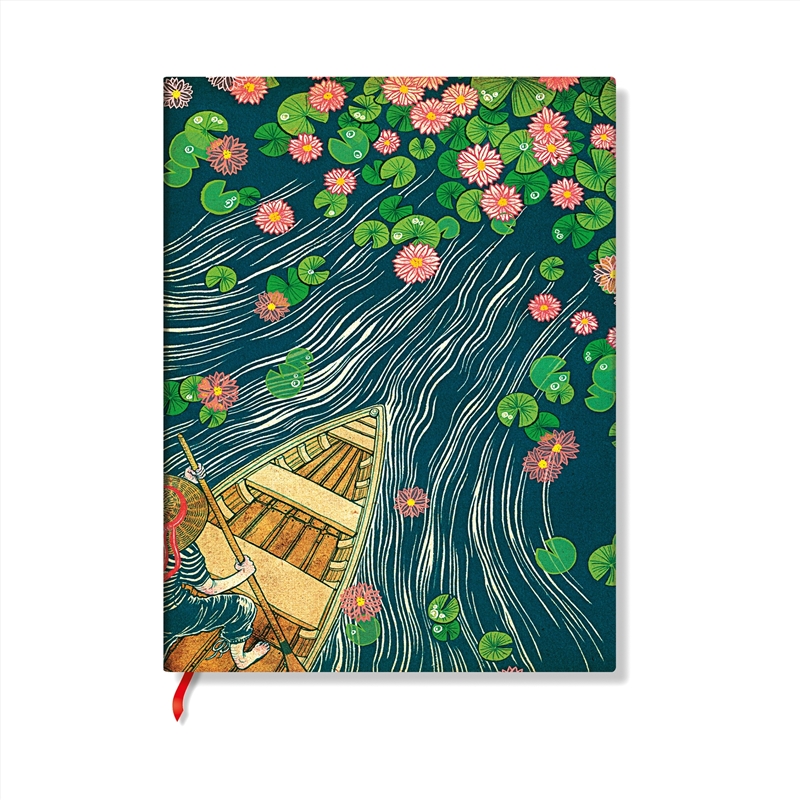 Lotus River (Living With Yuko) Mini Unlined Softcover Journal (Elastic Band Closure)/Product Detail/Notebooks & Journals