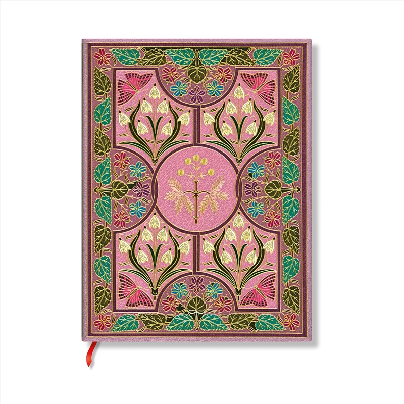 Mimosa (Poetry In Bloom) Midi Lined Softcover Journal (Elastic Band Closure)/Product Detail/Notebooks & Journals