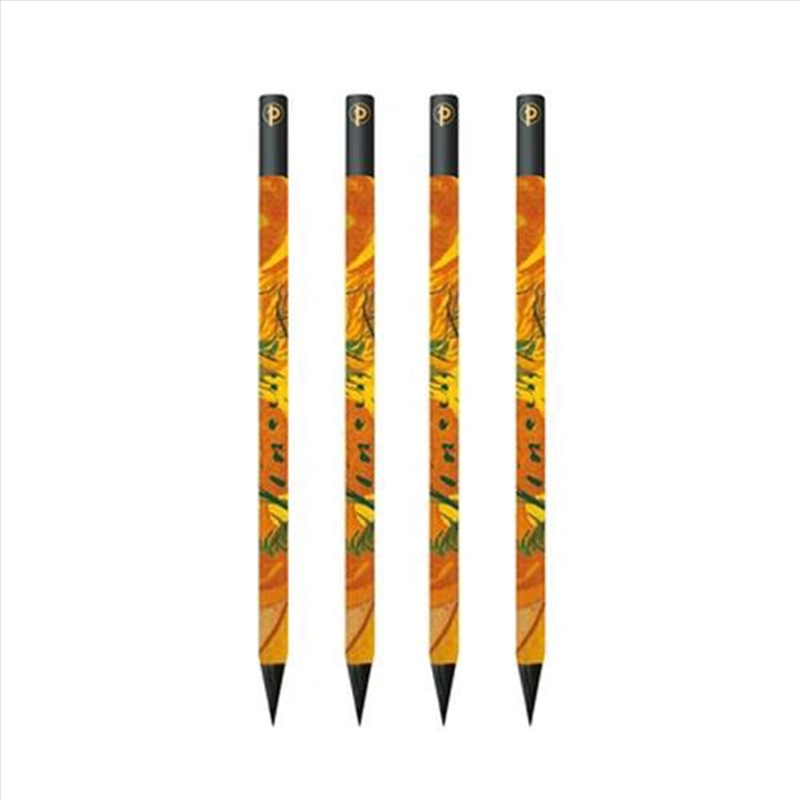 Van Gogh Sunflowers (Embellished Manuscripts Collection) Pencil (4 Pack)/Product Detail/Stationery