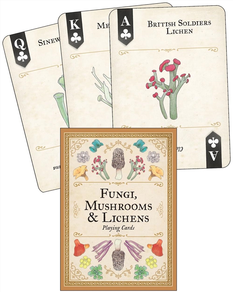 Fungi, Mushrooms & Lichens Playing Cards/Product Detail/Gardening