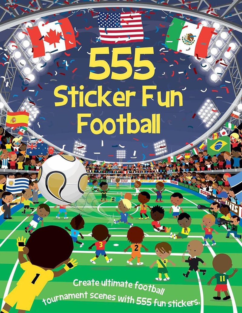 555 Sticker Fun Football/Product Detail/Kids Activity Books