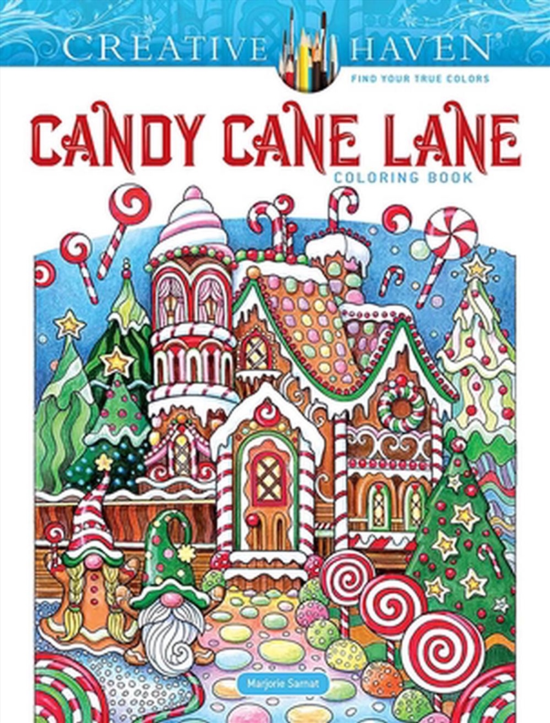 Creative Haven Candy Cane Lane Coloring Book/Product Detail/Adults Colouring