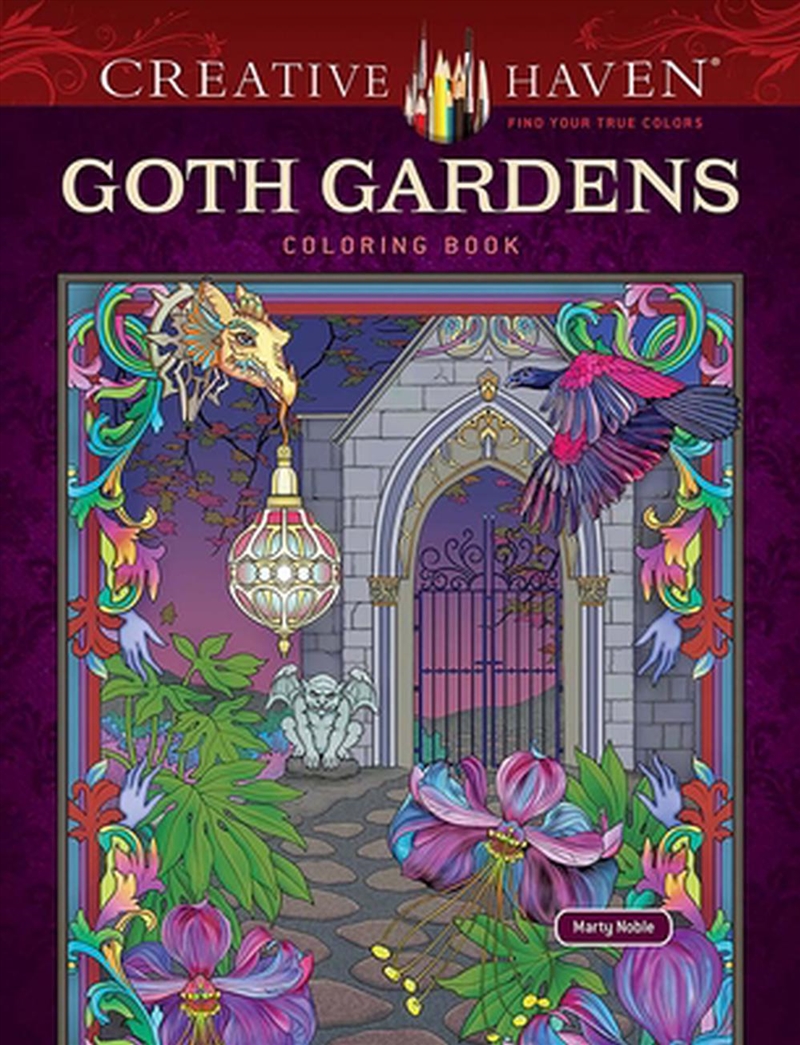 Creative Haven Goth Gardens Coloring Book/Product Detail/Adults Colouring