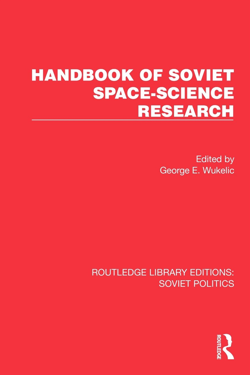 Handbook Of Soviet Space-Scien/Product Detail/History