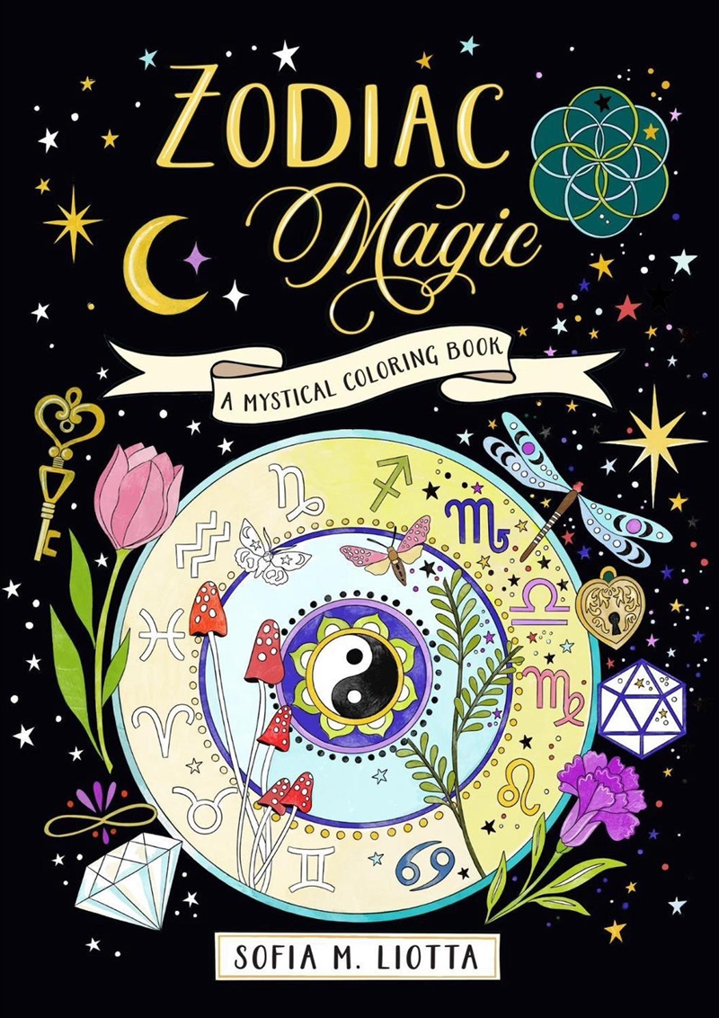 Mystical Coloring Book: Zodiac Magic: 50 Inspiring Images to Color/Product Detail/Kids Activity Books