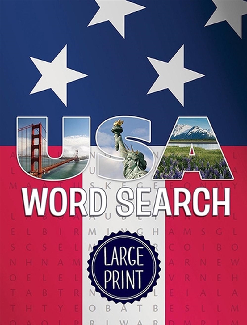 USA Word Search Puzzles (Large Print)/Product Detail/Adults Activity Books