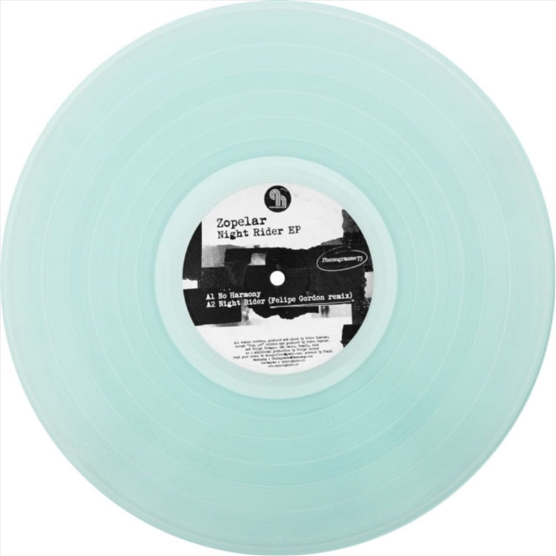 Night Rider (With Felipe Gordon Remix) - Blue Vinyl/Product Detail/Dance