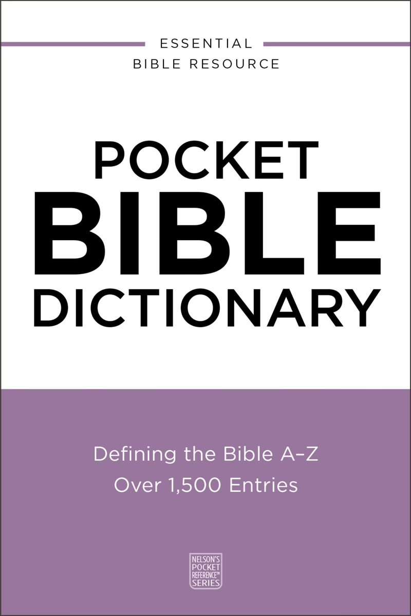 Pocket Bible Dictionary/Product Detail/Religion & Beliefs