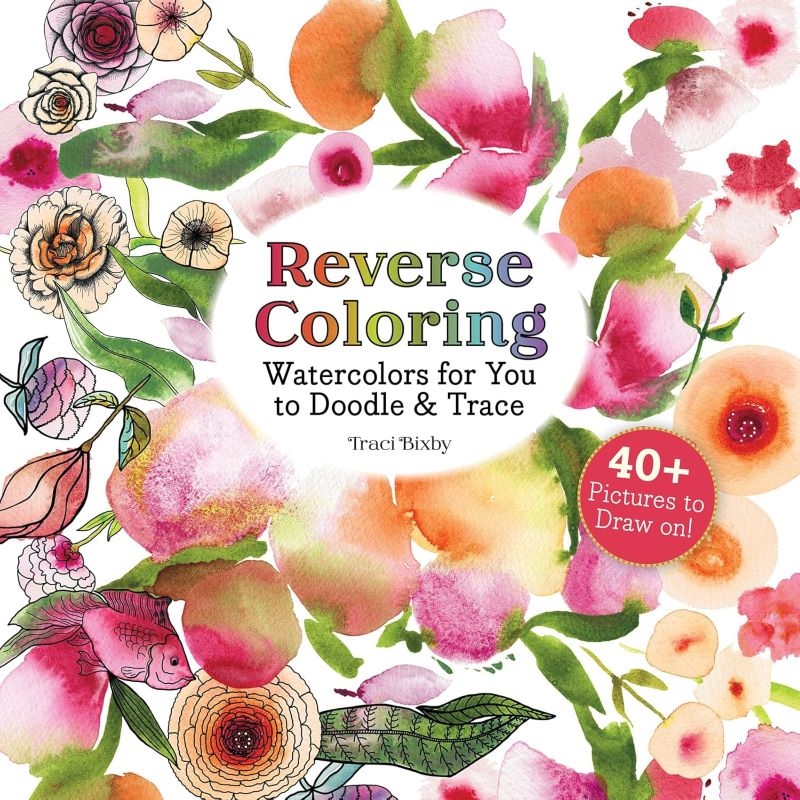 Reverse Coloring Watercolors for You to Doodle & Trace: 40+ Pictures to Draw On!/Product Detail/Crafts & Handiwork