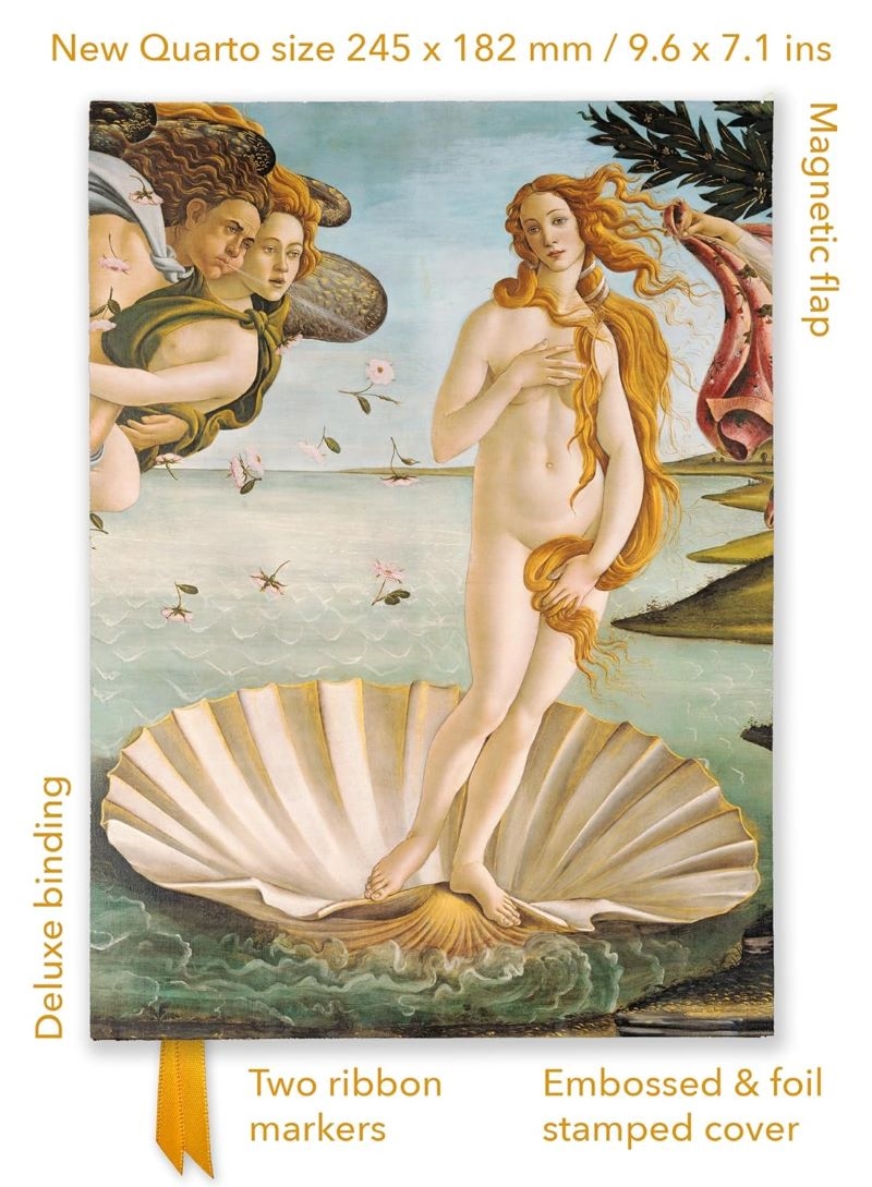 Foiled Quarto Journal: Sandro Botticelli, The Birth of Venus/Product Detail/Notebooks & Journals