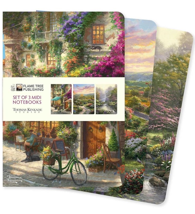 Midi Notebook Collection: Thomas Kinkade (Set of 3)/Product Detail/Notebooks & Journals